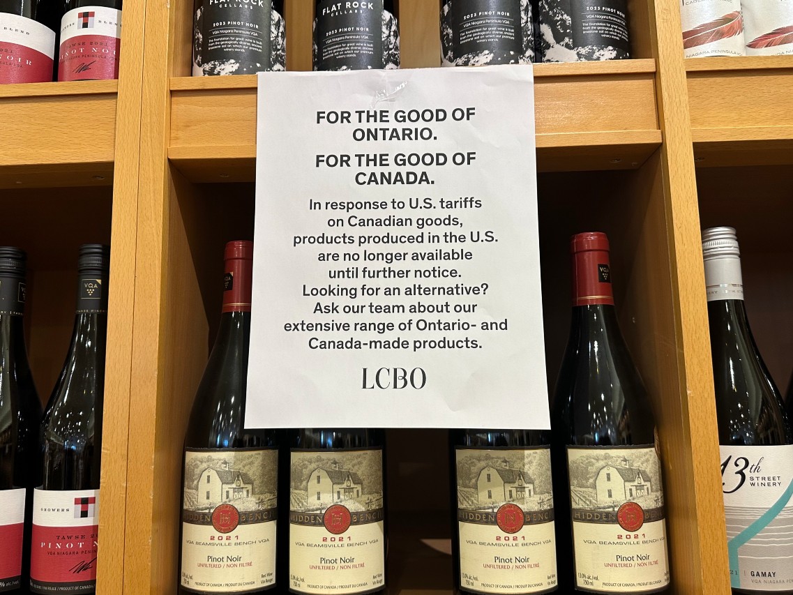 Η καναδική αγορά κρασιού αλλάζει πρόσωπο υπό το βάρος των δασμών