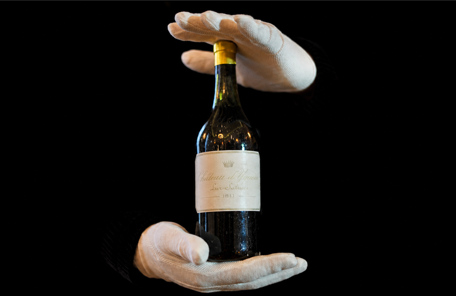 Château d’Yquem 1811, το λευκό κρασί των δύο αιώνων βγαίνει σε δημοπρασία